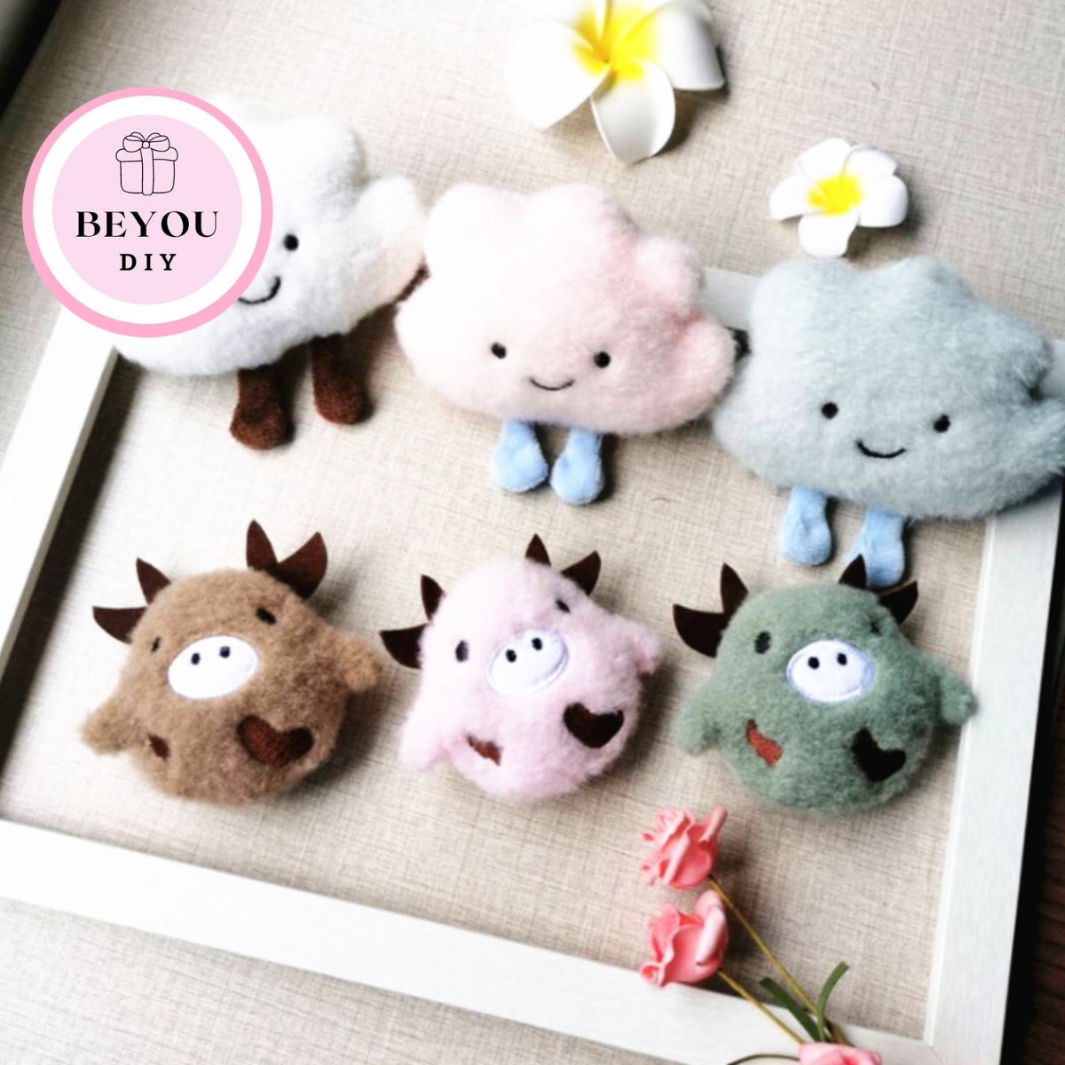 Huy Hiệu, Ghim Cài Áo, Cài Túi Hình Đám Mây, Trâm Cài Áo Hình Đám Mây  - BEYOU