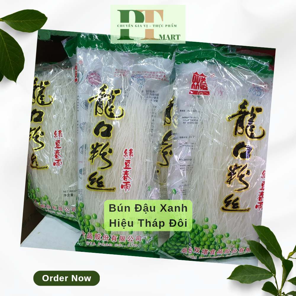 200g Bún tàu (Miến) Khô Đậu Xanh hiệu Tháp Đôi