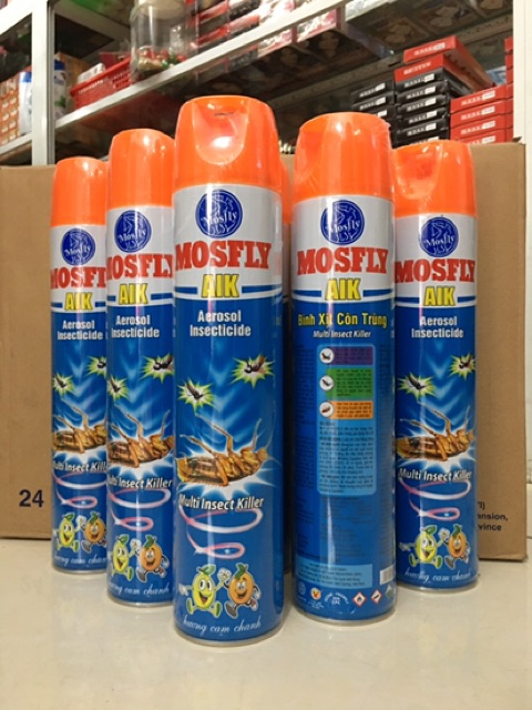 [HCM]Bình Xịt Côn Trùng MOSFLY AIK 600ml