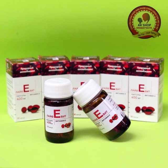 Vitamin e đỏ nga 400mg hàng nga