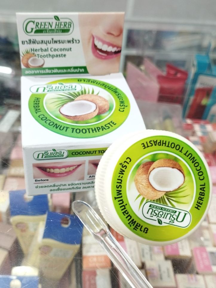[HCM]Kem Tẩy Trắng Răng Green Herb Thái Lan