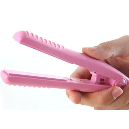 Máy là tóc mini, máy duỗi tóc, máy uốn phồng mái kèm hộp đựng