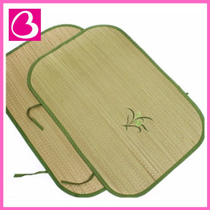 [HCM] Chiếu cói, chiếu cỏ 2 size thêu hình 2 loại lớn nhỏ cho bé