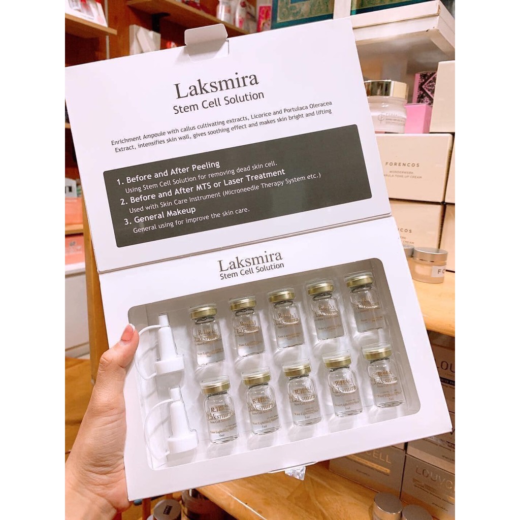Tế Bào Gốc Laksmira Stem Cell Solution - Hộp 10 ống