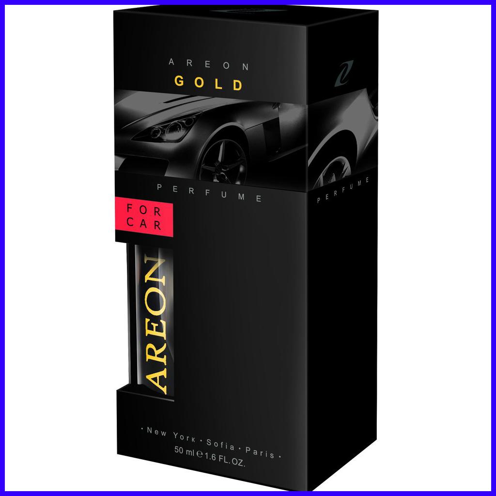 Nước hoa ô tô cao cấp AREON - Gold Perfume 50ml (NHẬP KHẨU BULGARIA)
