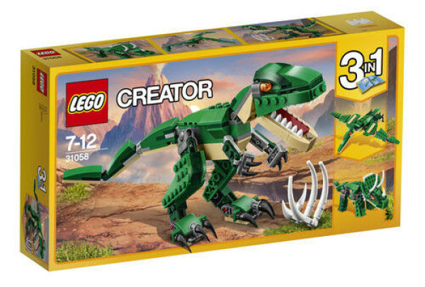 LEGO Creator 31058_ Xếp hình Pterodactyl, Triceratops và T Rex (174 miếng)
