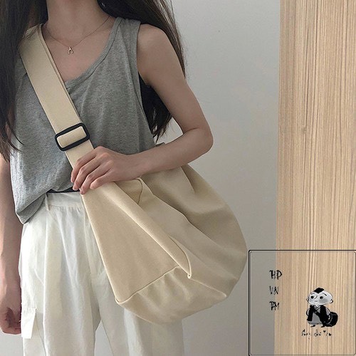 túi unisex uzzang canvas mã 03