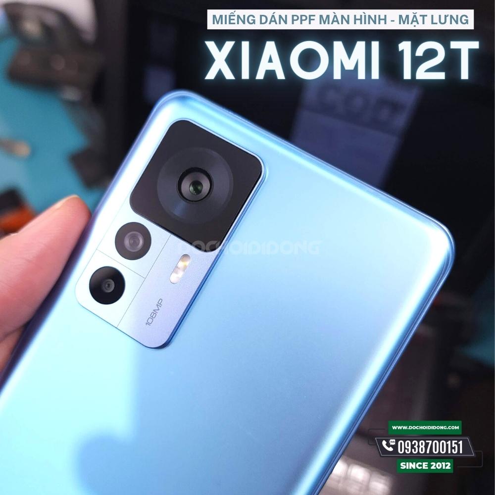 Miếng dán PPF Hydorgen Xiaomi 12T trong, nhám cao cấp