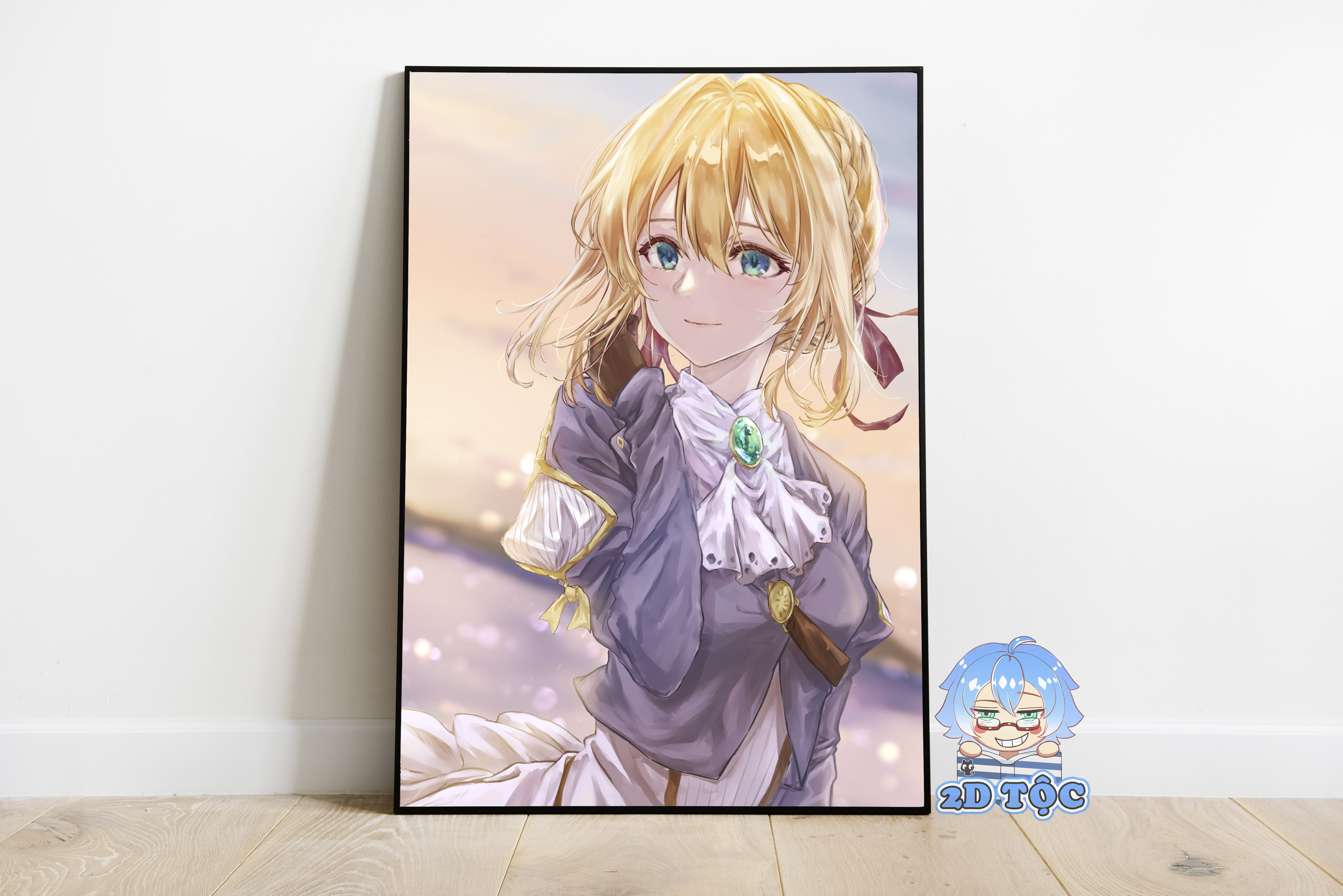Tranh poster a3 anime violet evergarden chất liệu giấy cao cấp - 2d tộc shop