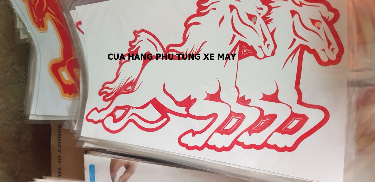 Tem song mã gắn các loại xe
