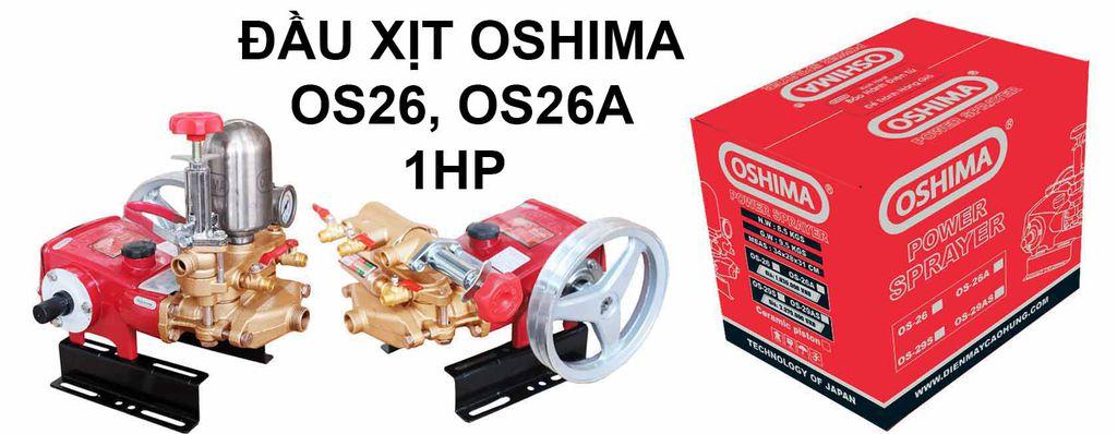 [HCM]Đầu xịt Oshima OS-26A - 1HP- PISTON ĐẶC