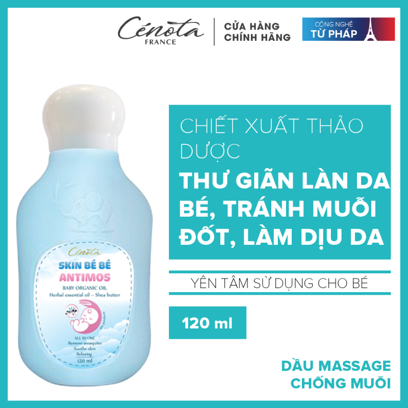 Dầu massage Cénota Skin Antimos 120ml cao cấp