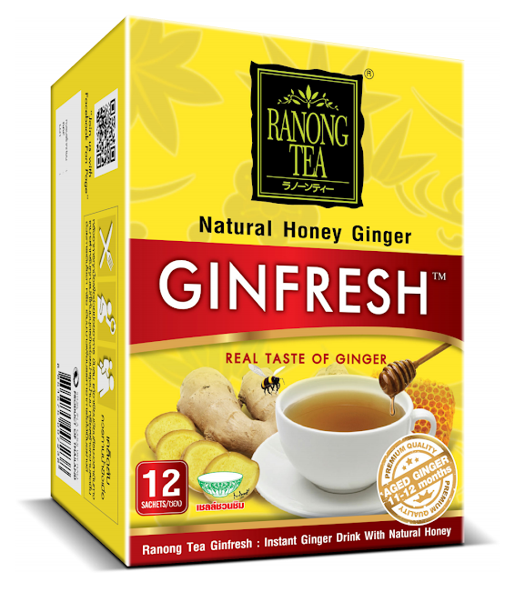 Trà gừng mật ong Ranong Tea 144g
