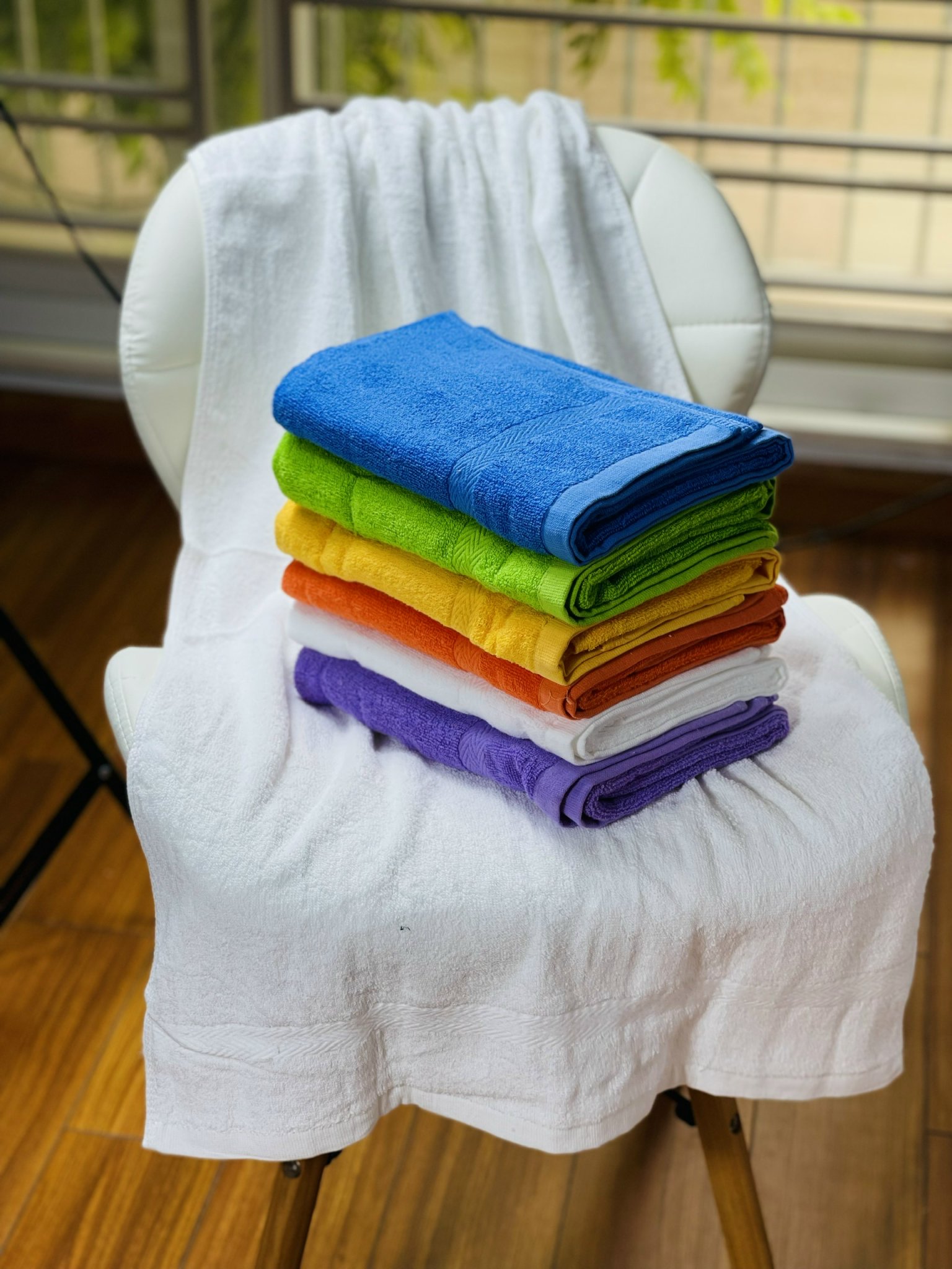 Combo 3 chiếc Khăn tắm cotton màu 50 * 100cm, Tân Thịnh