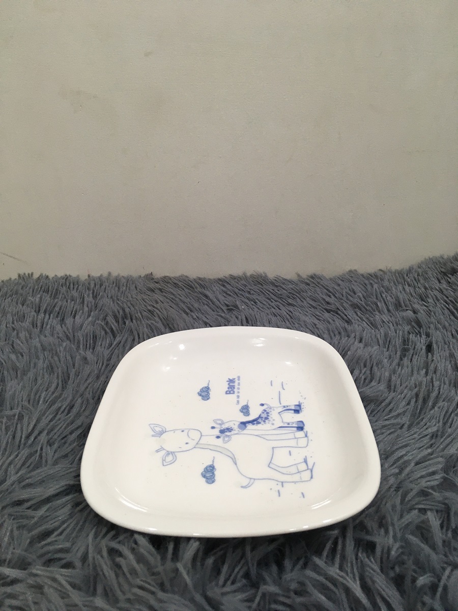 DĨA CHỮ NHẬT 20 CM - GỐM SỨ VIỆT