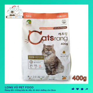 [Gói 400g] Hạt Catsrang thức ăn cho mèo - Long Vũ Pet Food thumbnail