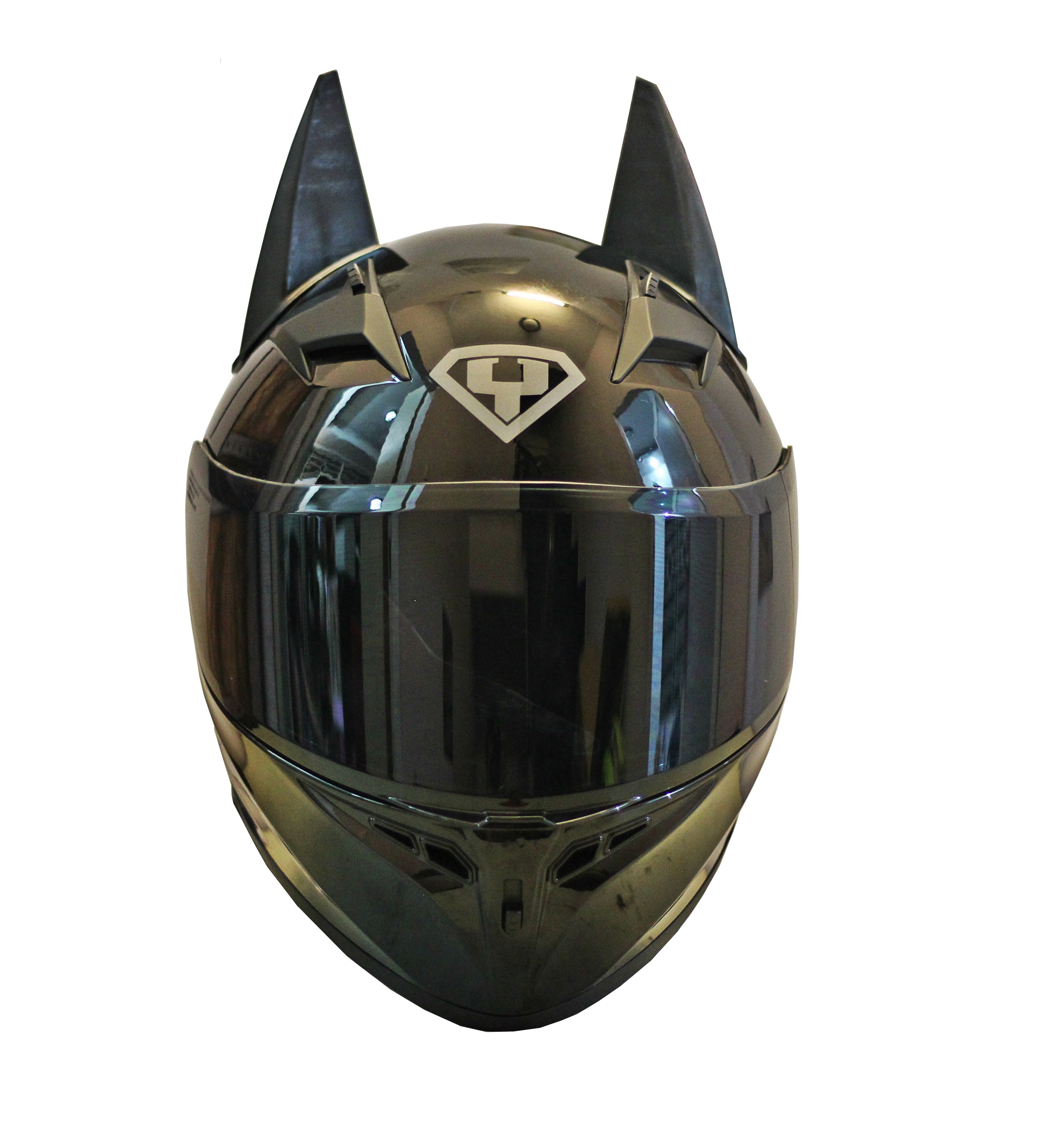 Sừng batman phụ kiện trang trí cho nón fullface-nón 3/4 có keo sẵn