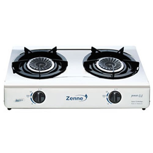 Bếp gas đôi zenne kgs-205 và van dây - hàng nhập khẩu malaysia