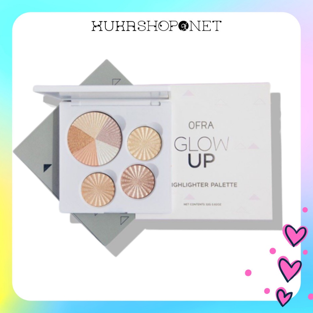 Bảng Phấn Bắt Sáng Ofra Grow Up Highlighter Palette Trang Điểm Tự Nhiên