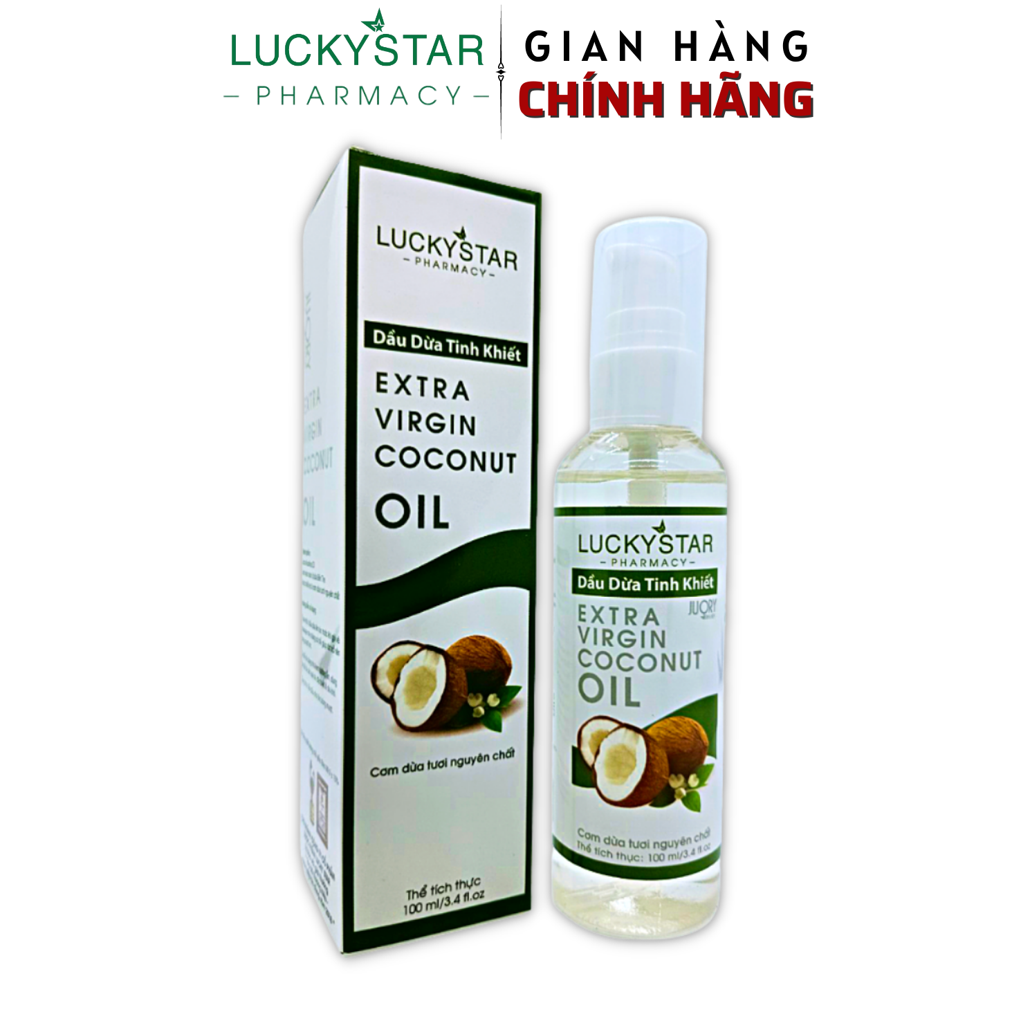 Tinh Dầu Dừa Lucky Star 100ml
