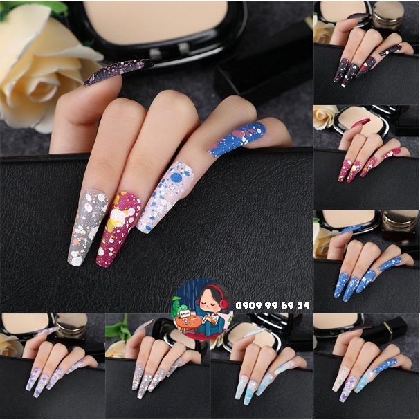 Móng HOA HÒE - Form Thang Xtra [Tặng Miếng Dán Và Dụng Cụ ] BST [ TS TrS MB PF ]