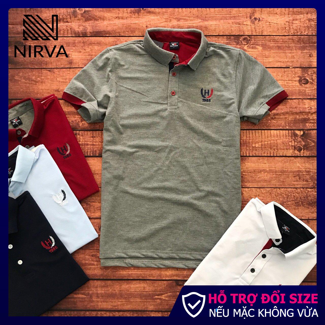 Áo thun nam polo NIRVA bông lúa phong cách mới RXP019