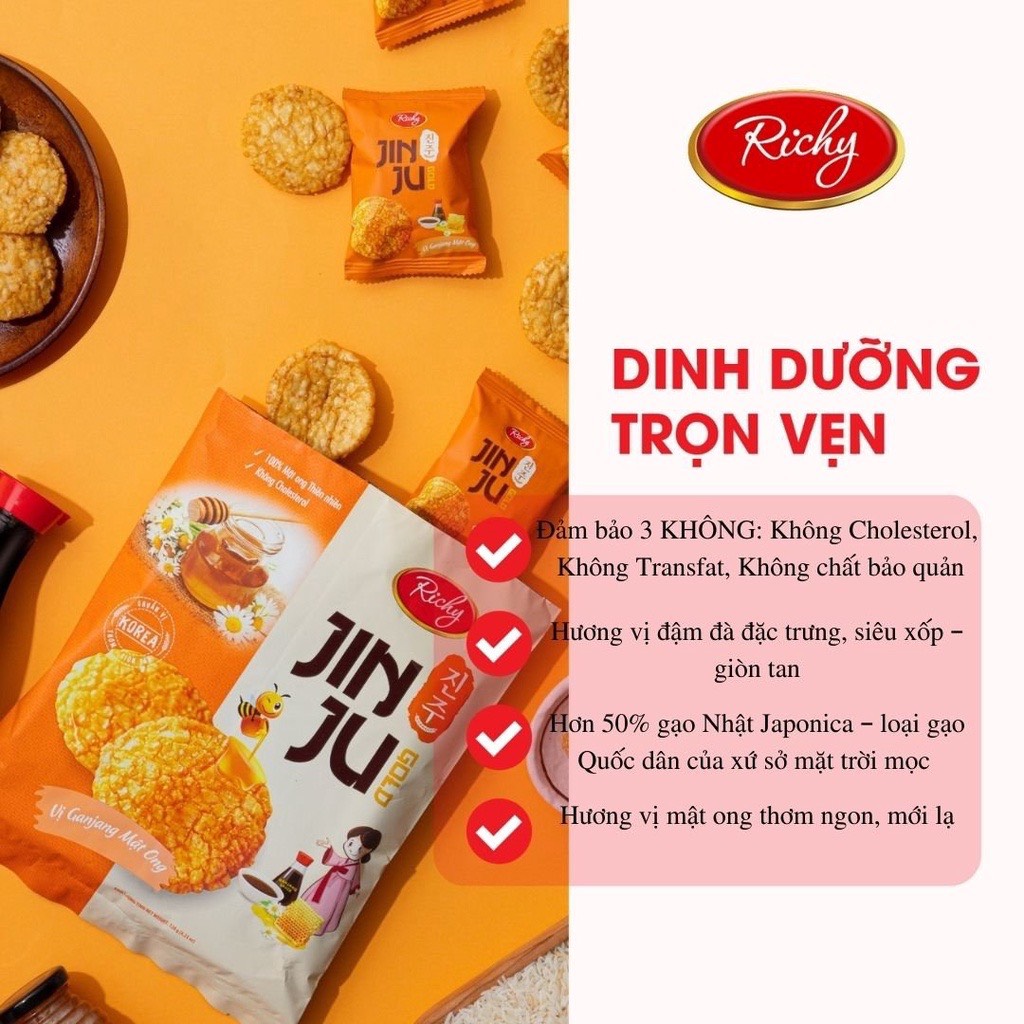 Bánh gạo JinJu các vị 134.4g