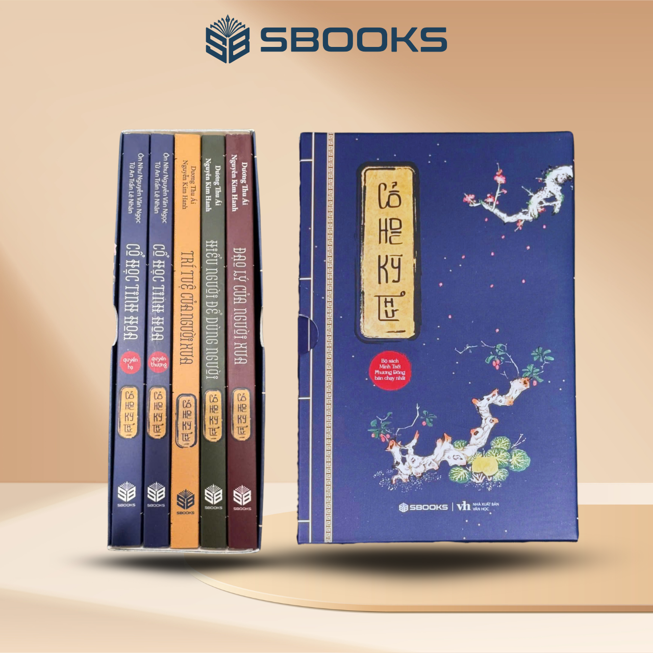 Sách - Combo Boxset 5 Cuốn Cổ Học Kỳ Thư (Phiên Bản Có Hộp) - SBOOKS