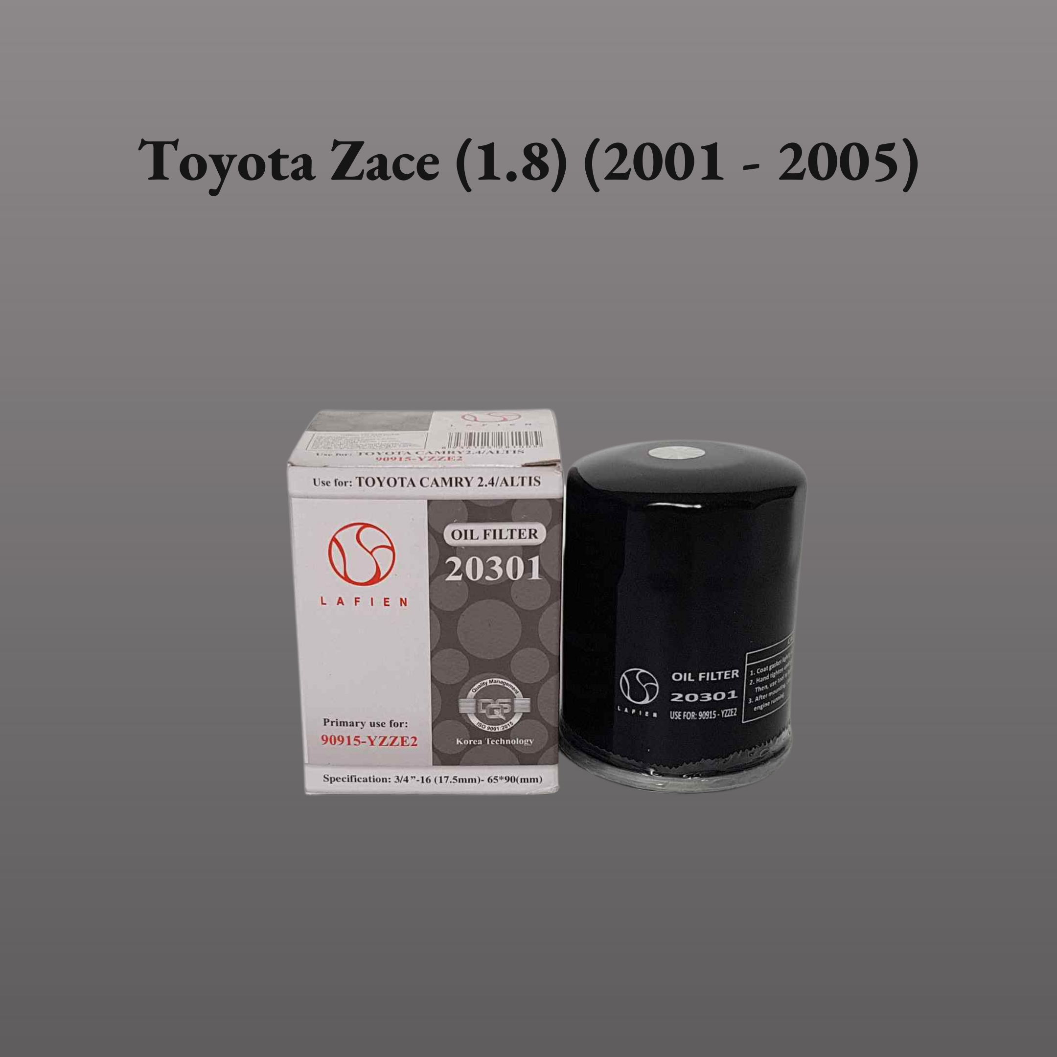 Lọc nhớt Toyota Zace (1.8) (2001 - 2005)