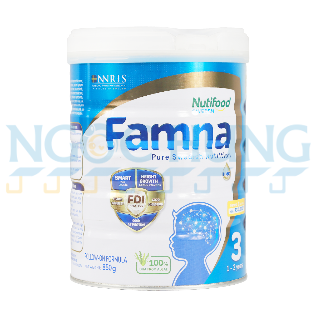 Sữa bột Nutifood Famna FDI 3 850g 1-2 tuổi