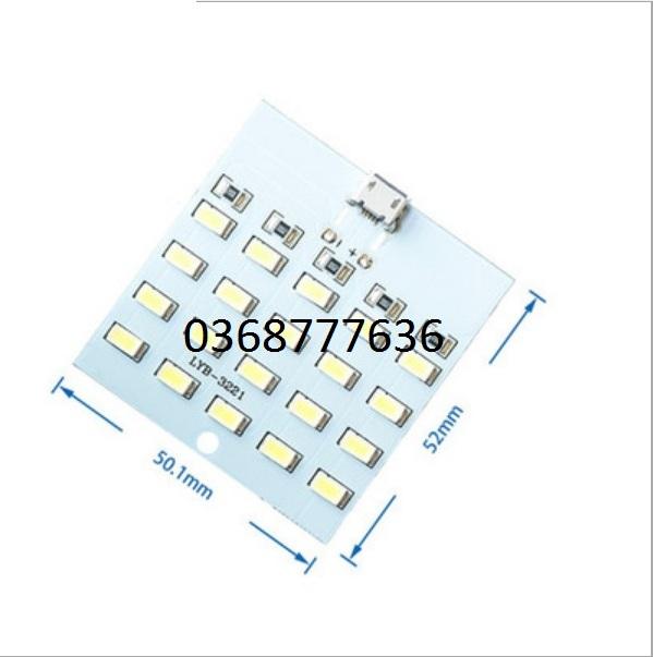 Đèn led siêu sáng 20 LED 5V Micro USB siêu tiết kiệm