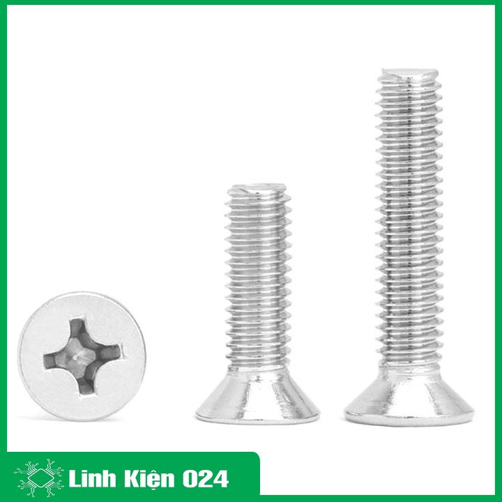Combo 10 vít sắt M36 chiều dài 0.5cm, 1cm, 2cm, 3cm, 4cm tùy chọn