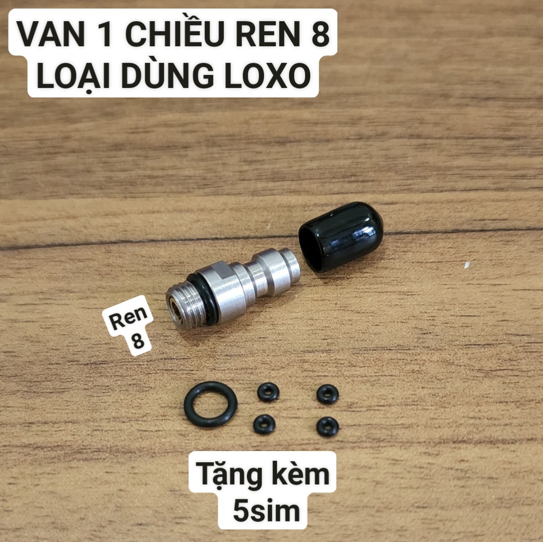 Van nạp một chiều chân 8mm