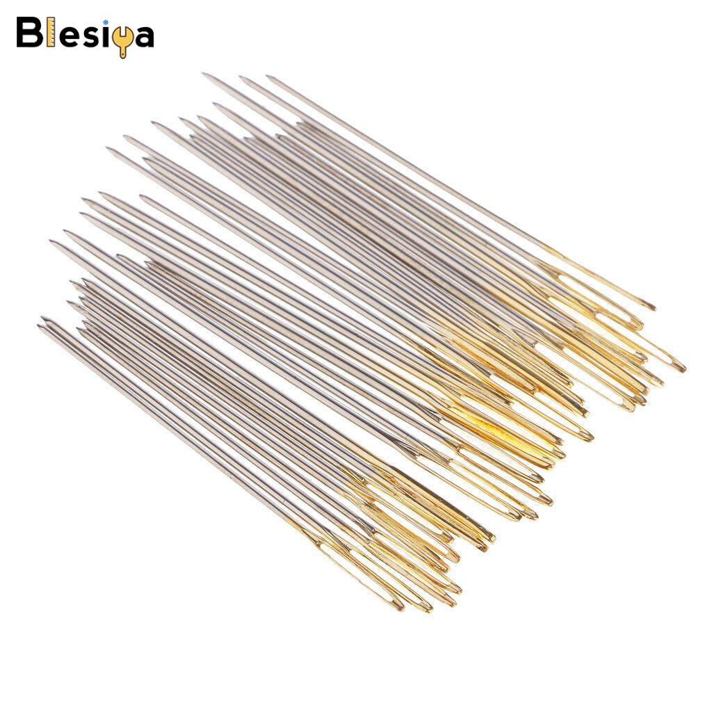 Blesiya 180pcs cross stitch needles hand embroidery needle large eye size 22 24 26