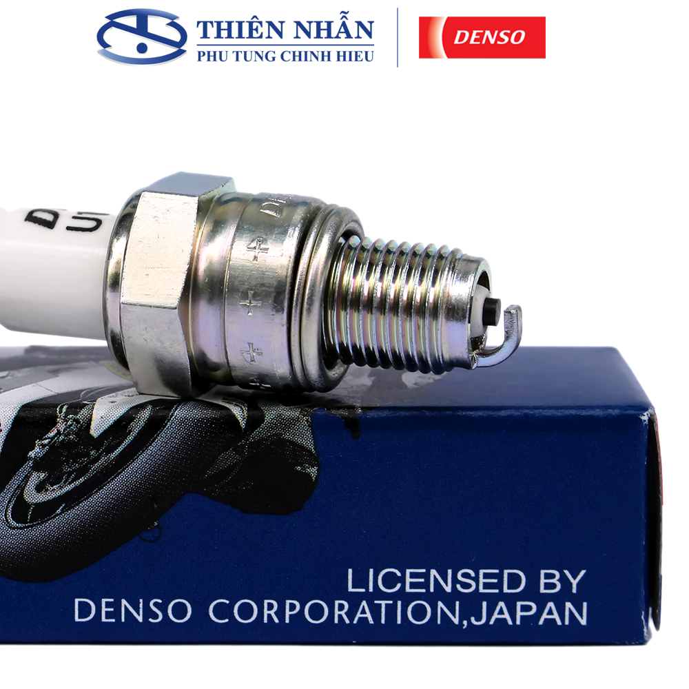 Bugi Denso xe Dream, Wave, Future 1, Viva, Sirius, Jupiter (U16FS-U) (chân ngắn)