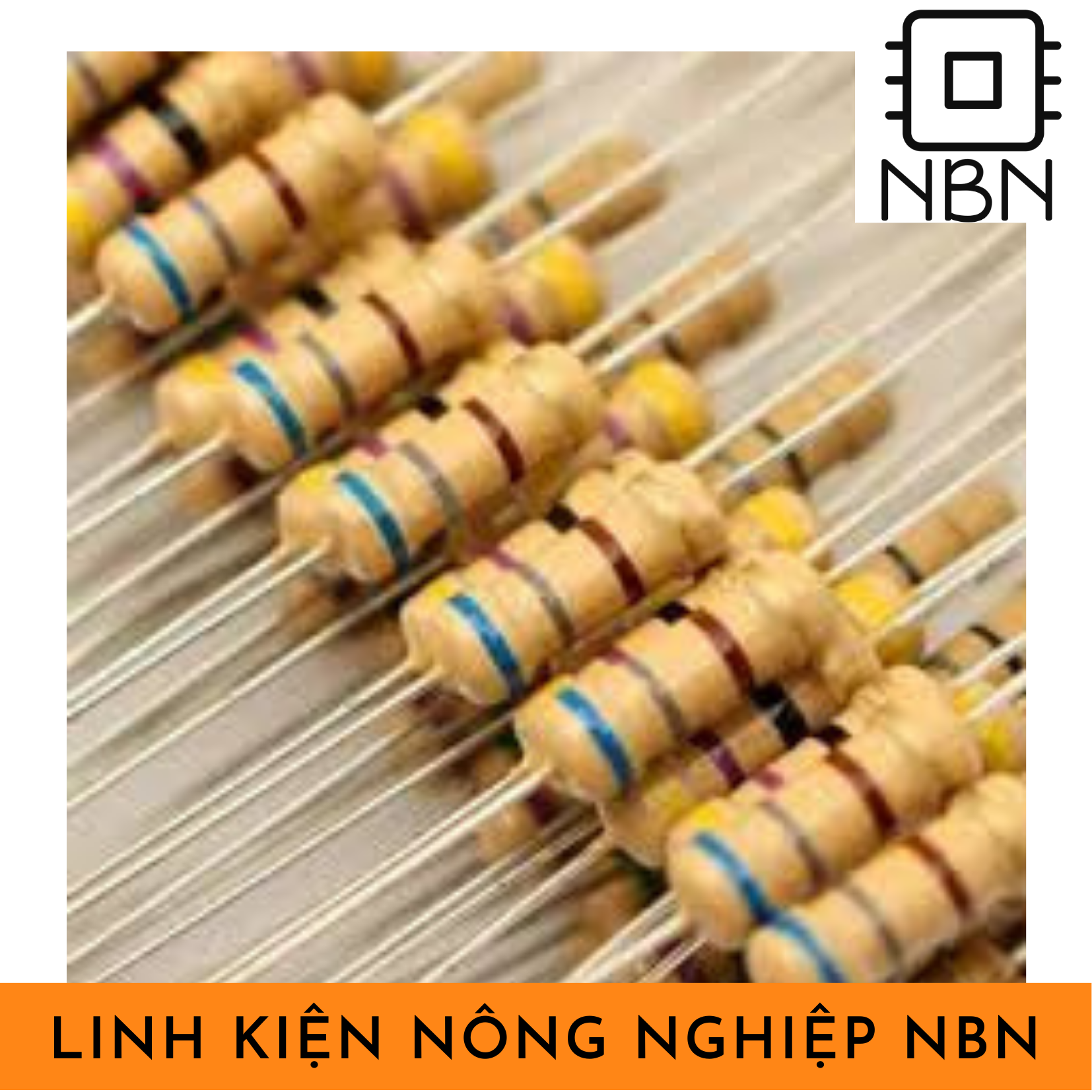 Điện trở 1/4W 1% (220 ôm-82k ôm)🔥 (Gói 50 con)🔥