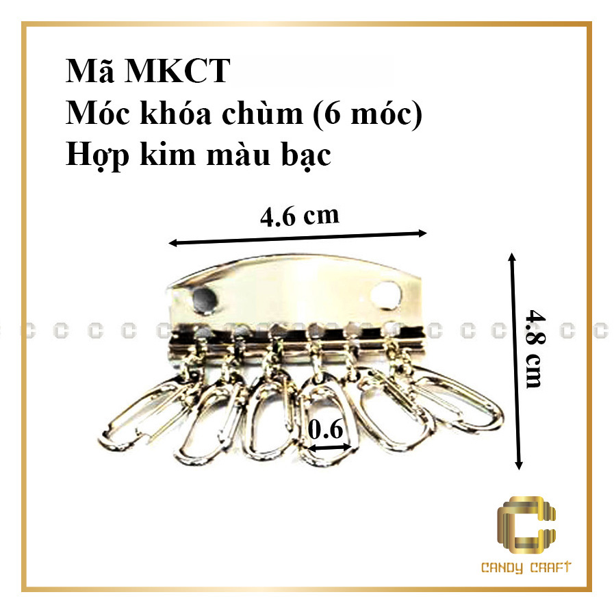 [HCM]Móc khóa chùm - phụ kiện làm túi xách