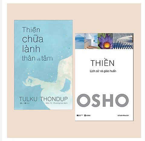 Combo sách thiền chữa lành thân và tâm + thiền - osho -