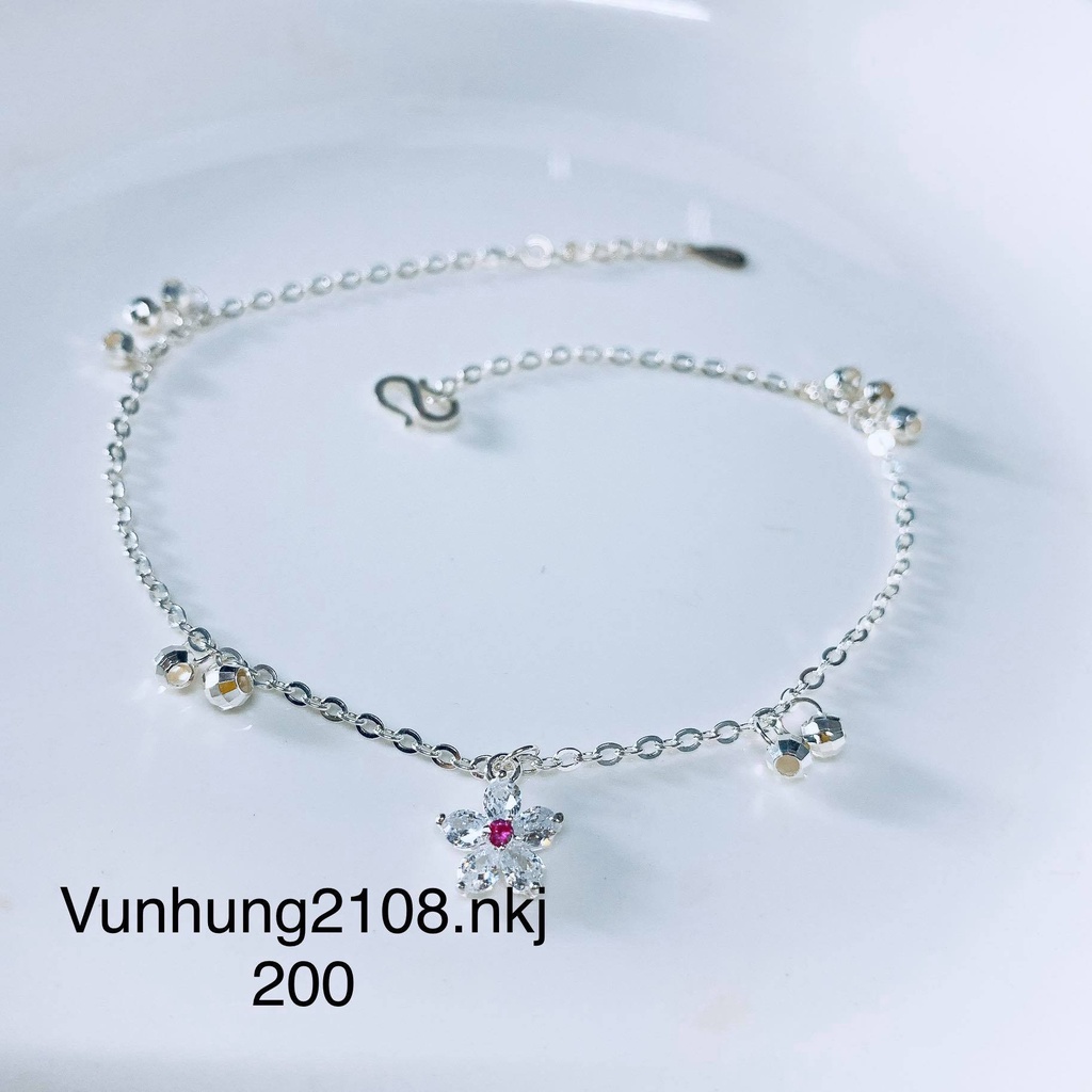 Women's Silver Anklets