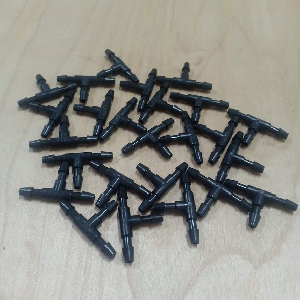 100 CÁI TÊ NỐI ỐNG LDPE 6MM