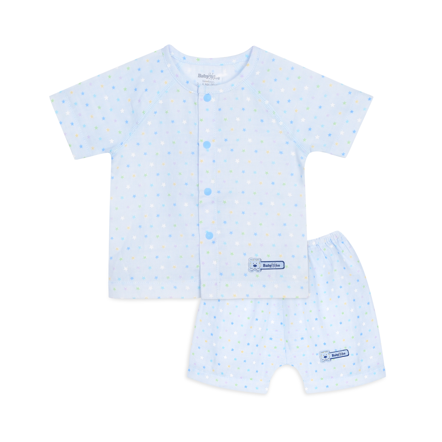 BỘ SƠ SINH XÔ NHẬT TAY NGẮN 1214- HELLO BB (họa tiết ngẫu nhiên)