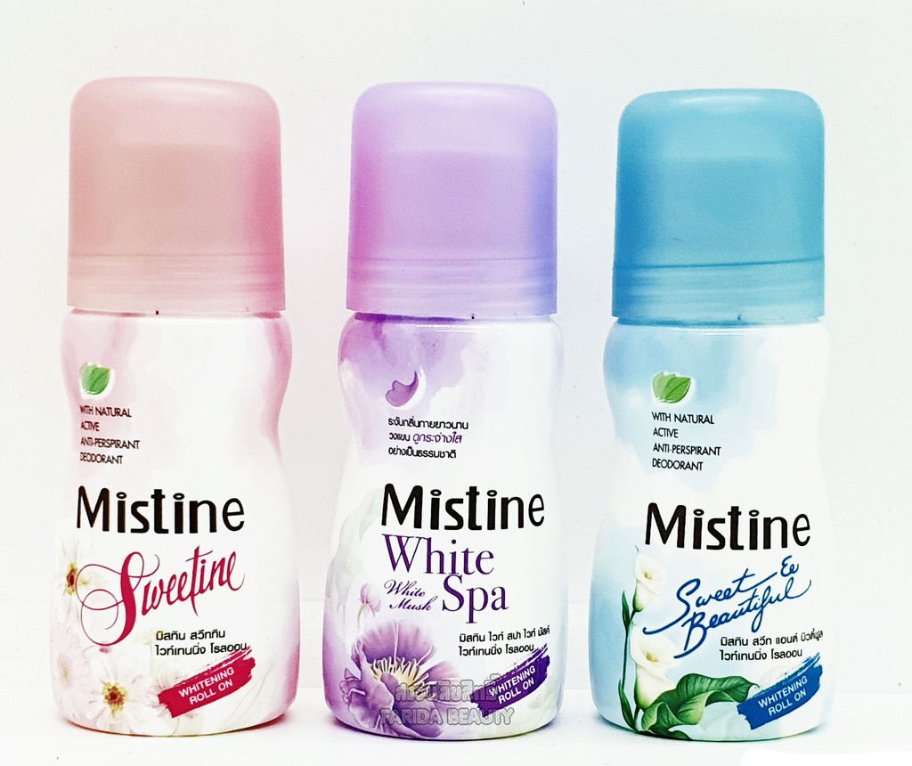 Lăn Khử Mùi MISTINE SWEETINE WHITENING ROLL ON 35 ML.