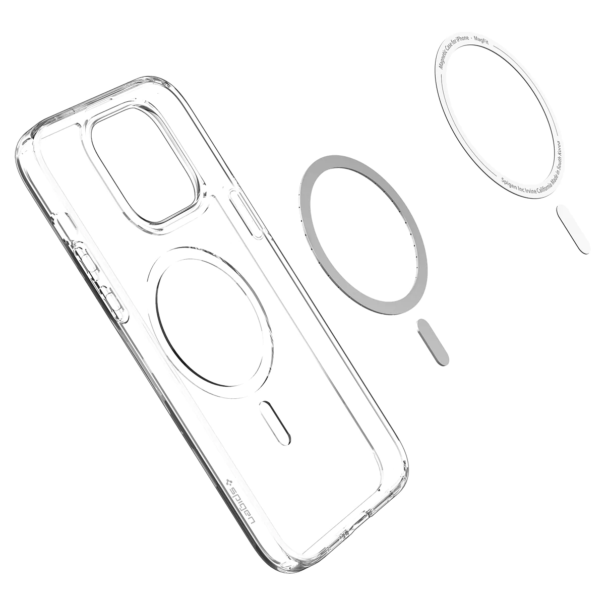 Spigen iPhone 14 14Plus 14Pro 14ProMax Case Ultra Hybrid (MagFit) - Crystal Clear