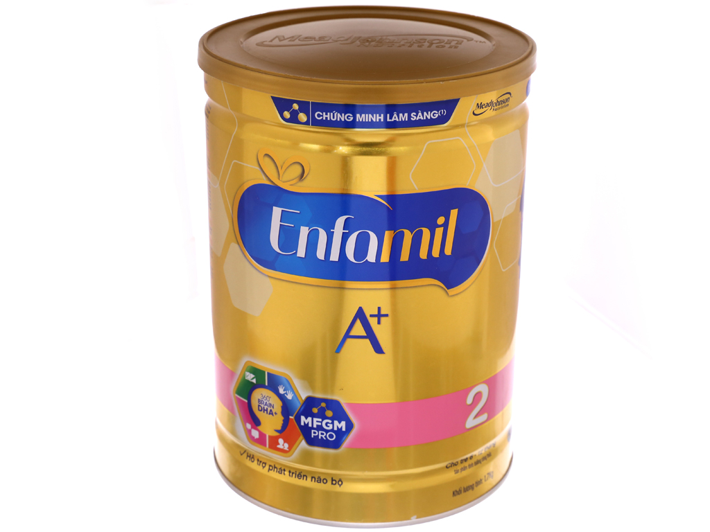 Sữa bột Enfamil A+ 2 - lon thiếc 1.7kg