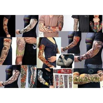 Găng tay chống nắng hình xăm 3D ( 1 chiếc )