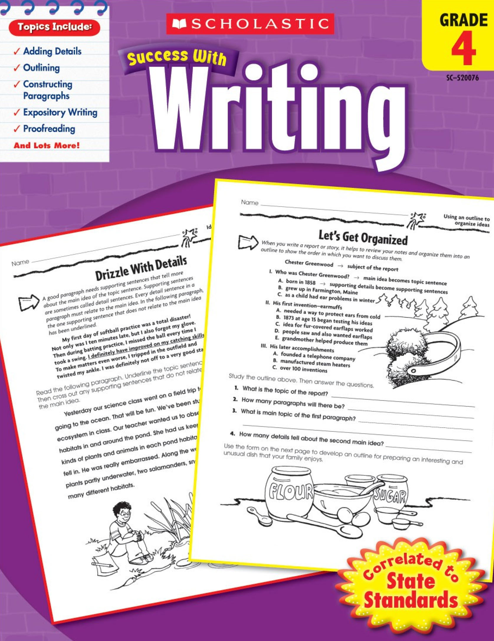 SCHOLASTIC SUCCESS WITH WRITING 1-5 (Sách đen trắng)