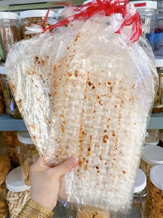 Bánh tráng muối dẹp - siêu ngon 10 bịch