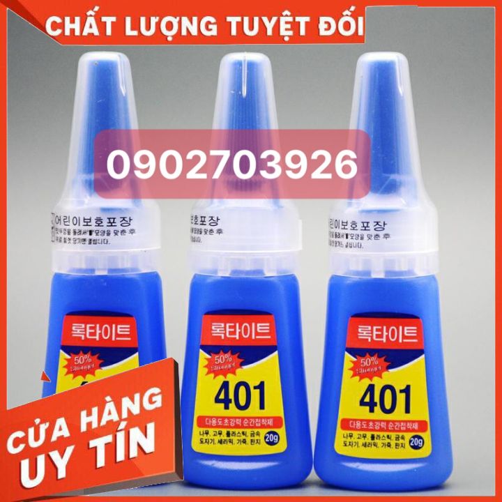 keo gắn đá -gắn móng giả 401 siêu chắc