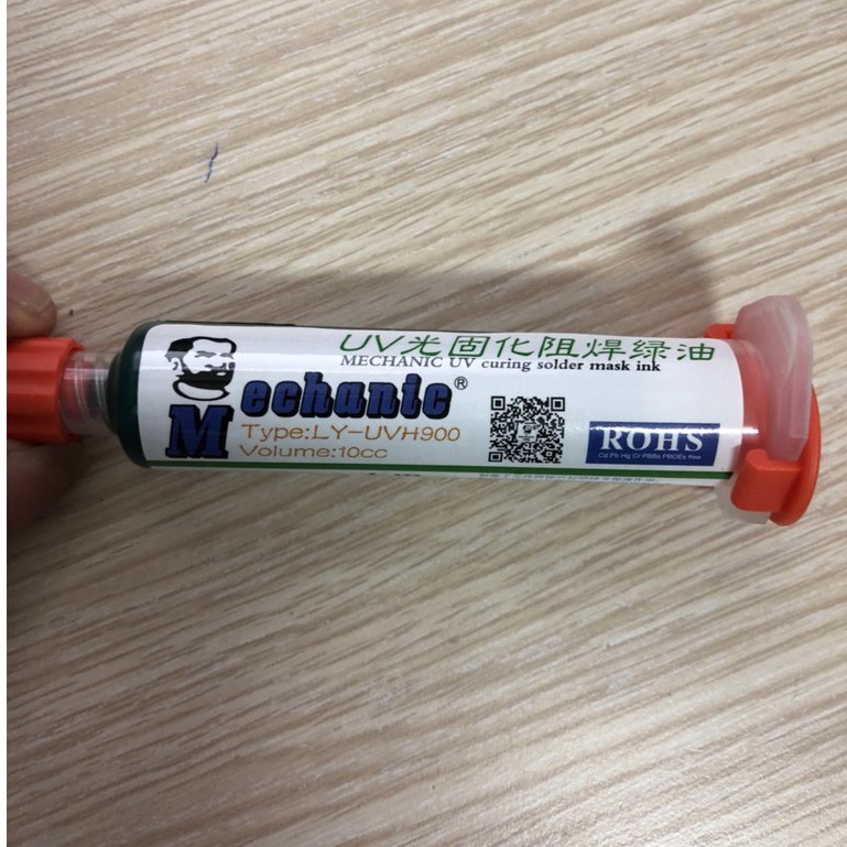 Keo xanh UV chống lem mass bo mạch