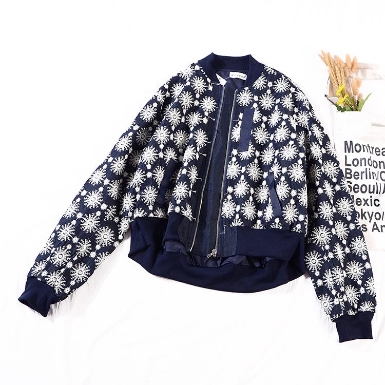 Áo Khoác Nữ Áo Khoác Thêu Áo Khoác Sukajan Jacket Cho Nữ Áo Khoác Bomber thêu Đồng Phục Bóng Chày Thời Trang Đường Phố